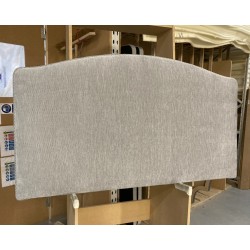 Double Caldey Headboard Eco Bobble Chrome EX