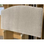 Double Caldey Headboard Eco Bobble Chrome EX