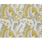 Emperor Faray Grand Bed in Rapture & Wright Tabriz Pale Celadon