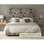 Double Faray Headboard in Linwood Albertine Grey Skies