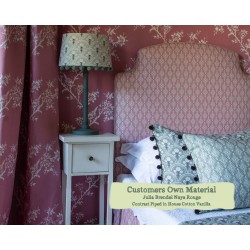 Single Headboard Puffin Julia Brendel Naya Rouge Contrast Piped in HC Vanilla