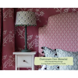 Single Headboard Puffin Julia Brendel Naya Rouge Contrast Piped in HC Vanilla