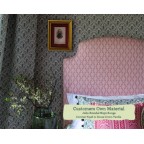 Double Headboard Puffin Julia Brendel Naya Rouge Contrast Piped House Cotton Vanilla