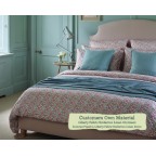 Small Double Bed Puffin Liberty Emberton Linen Ointment Contrast Piped Liberty Emberton Linen Down