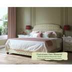 Kingsize Bed Puffin Charlotte Gaisford Sharanshar Green Contrast Piped House Cotton Strawberry