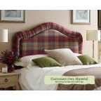Kingsize Headboard Tresco Customers Own Material Matching Border Self Piped