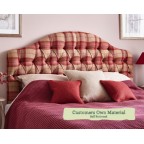 Single Headboard Tean Customers Own Material Self Buttoned