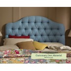 Single Headboard Tean Customers Own Material Self Buttoned