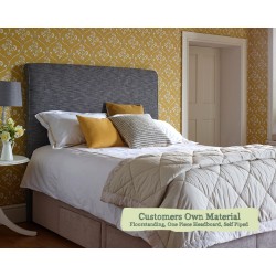 Kingsize Headboard Sanday Customers Own Material One Piece Headboard Self Piped