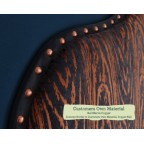 Kingsize Headboard Ewe Kai Marva Copper Contrast Border COM Copper Nails
