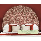 Kingsize Headboard Mousa Rapture & Wright Majolica Voodoo Contrast Piped Self Piped