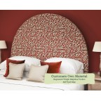 Kingsize Headboard Mousa Rapture & Wright Majolica Voodoo Contrast Piped Self Piped