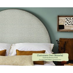 Super King Headboard Mousa Linwood Buttons Pond Contrast Piped Linwood Juno