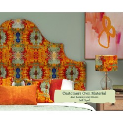 Super King Headboard Samson Susi Bellamy Grey Stucco Self Piped