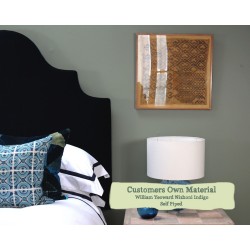 Super King Headboard Samson William Yeoward Nizhoni Indigo Self Piped