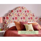 Kingsize Headboard Cardigan Customers Own Material Contrast Piped COM