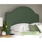 Double Headboard Barra Customers Own Material 91cm Height 11mm Gold Strip Studs