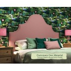 Kingsize Bed Samson Customers Own Material Contrast Piped House Cotton Vanilla