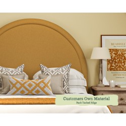 Single Headboard Shuna Customers Own Material Back Tacked Edge