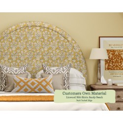 Kingsize Headboard Shuna Linwood Bibi Shirin Sandy Beach Back Tacked Edge