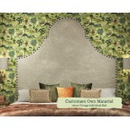 Super King Headboard Rum Customers Own Material 16mm Vintage Individual Nail