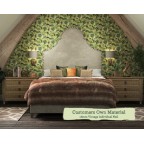 Super King Headboard Rum Customers Own Material 16mm Vintage Individual Nail