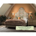 Super King Headboard Rum Porcupine Rocks Giraffe Blossom 16mm Vintage Individual Nail