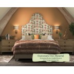 Super King Headboard Rum Porcupine Rocks Giraffe Blossom 16mm Vintage Individual Nail