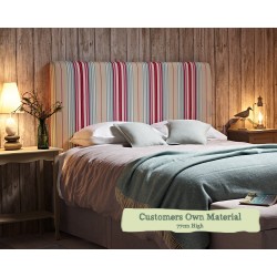 Small Double Headboard Arran Customers Own Material 77cm Height