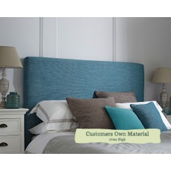 Kingsize Headboard Arran Customers Own Material 77cm Height