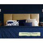 Super King Headboard Tiree Customers Own Material 77cm Height