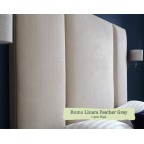 Super King Headboard Tiree Romo Linara Feather Grey 115cm Height