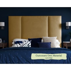 Emperor Headboard Tiree Customers Own Material 115cm Height