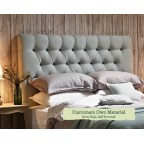 Single Headboard Iona Customers Own Material 87cm Height Self Buttoned