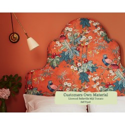 Super King Headboard Eigg Linwood Belleville Miji Tomato Self Piped