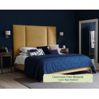 Small Double Grand Bed Tiree Customers Own Material 175cm High Headend 6ins Leg