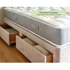 Single Divan Bed Base Jersey Standard Drawers