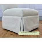 Lossie Chair Customers Own Material Self Piped Buttoned and Reveal