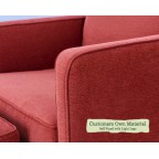 Helmsdale Chair Customers Own Material Self Piped Light Legs