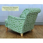Esk Chair Rapture and Wright Moorish Maze Self Piped Light Legs