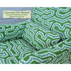 Esk Chair Rapture and Wright Moorish Maze Self Piped Light Legs