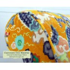 Esk Chair Linwood Double Dragon Yellow Self Piped Light Legs