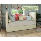 Harris Daybed Customers Own Material Contrast Piped House Cotton Lava High Ends Drawer Bolsters