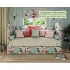 Puffin Daybed Linwood Albertine Grey Skies Contrast Piped House Cotton Vanilla High Ends Valance Bolsters