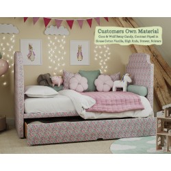 Puffin Flexibed Coco and Woolf Betsy Candy Contrast Piped House Cotton Vanilla High Ends Drawer Bolsters