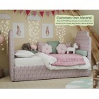 Puffin Flexibed Coco and Woolf Betsy Candy Contrast Piped House Cotton Vanilla High Ends Valance Bolsters