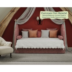 Samson Flexibed Fermoie Rabanna Contrast Piped House Cotton Vanilla Valance Bolsters