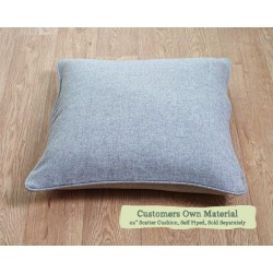 22ins Scatter Cushions Customers Own Material Self Piped