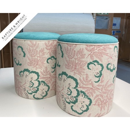 Pair of Dressing Table Stools Cloud Garden EX