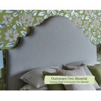 Kingsize Headboard Cardigan Customers Own Material Contrast Piped COM